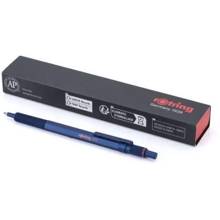 Stylo bille publicitaire rOtring 600 Matières : polyester Couleurs : marron goodies publicitaire durable