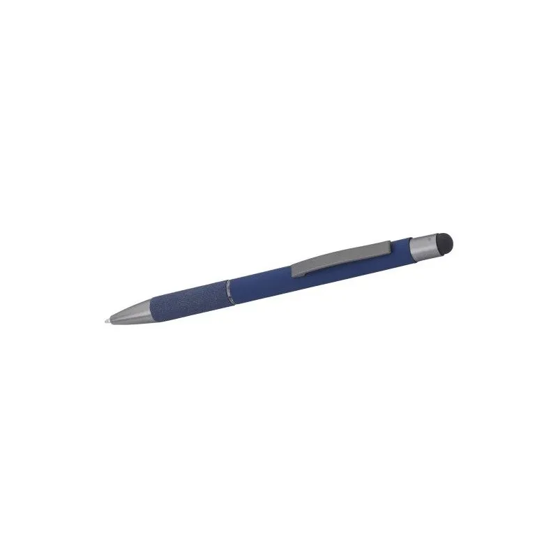 Stylo bille personnalisable et pratique en aluminium - Jeet Matières : aluminium Couleurs : bleu cadeau client original
