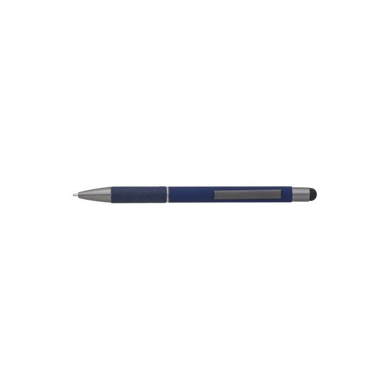 Stylo bille personnalisable et pratique en aluminium - Jeet Matières : aluminium Couleurs : bleu cadeau affaires élégant