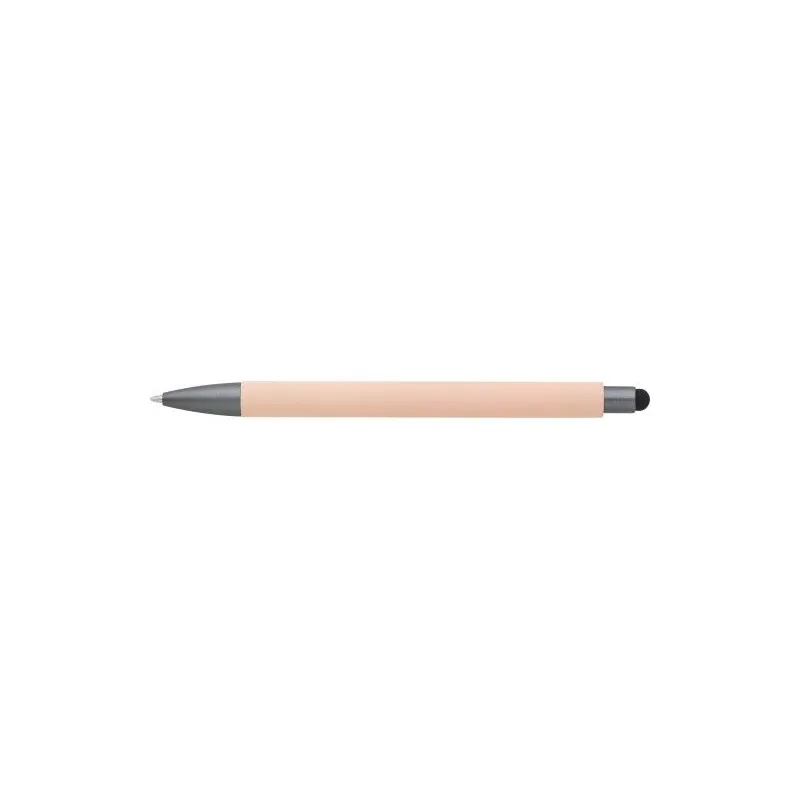 Stylo bille personnalisable en ABS - Louis Matières : Synthétique Couleurs : blanc marquage couleur éclatante