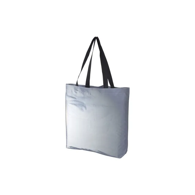 Sac shopping réfléchissant personnalisé Jordyn - Cadeau d'entreprise Matières : céramique Couleurs : vert clair Contenance : 350