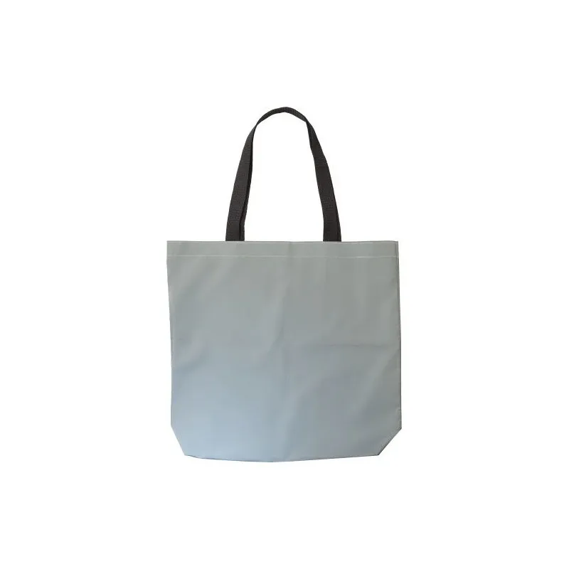 Sac shopping réfléchissant personnalisé Jordyn - Cadeau d'entreprise Matières : céramique Couleurs : vert clair Contenance : 350