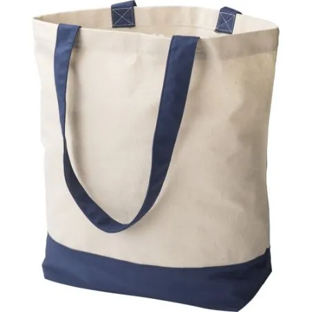 Sac shopping personnalisé en coton canvas - Cole Matières : céramique Couleurs : bleu Contenance : 350 ml accessoire événementie