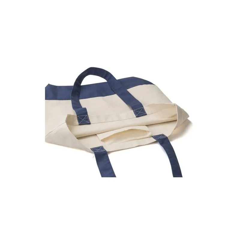 Sac shopping personnalisé en coton canvas - Cole Matières : céramique Couleurs : bleu Contenance : 350 ml marquage couleur éclat
