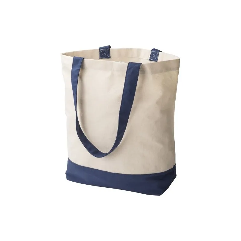 Sac shopping personnalisé en coton canvas - Cole Matières : céramique Couleurs : bleu marine Contenance : 350 ml objet promotion