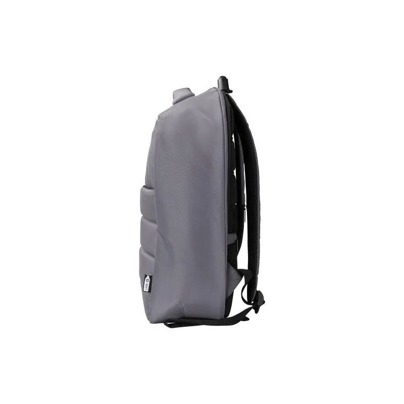 Sac à dos écologique porte-ordinateur en polyester rPET personnalisé Calliope Matières : céramique Couleurs : vert clair Contena