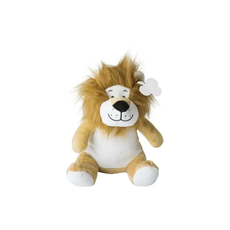 Peluche personnalisée en polyester écologique 'Lion' - Serenity Matières : métal Couleurs : noir cadeau entreprise pas cher