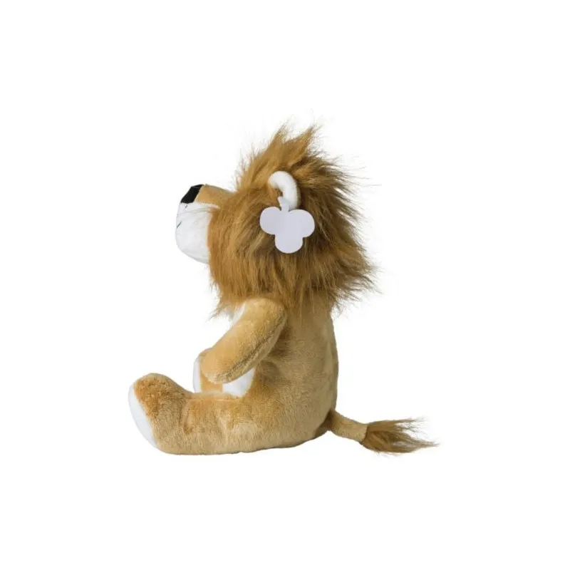 Peluche personnalisée en polyester écologique 'Lion' - Serenity Matières : métal Couleurs : noir goodies publicitaire événementi