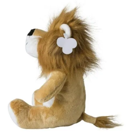 Peluche personnalisée en polyester écologique 'Lion' - Serenity Matières : métal Couleurs : noir goodies publicitaire événementi
