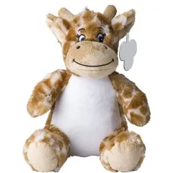 Peluche en polyester personnalisée 'Girafe' - Cadeau d'Entreprise Rick Matières : polyester Couleurs : gris