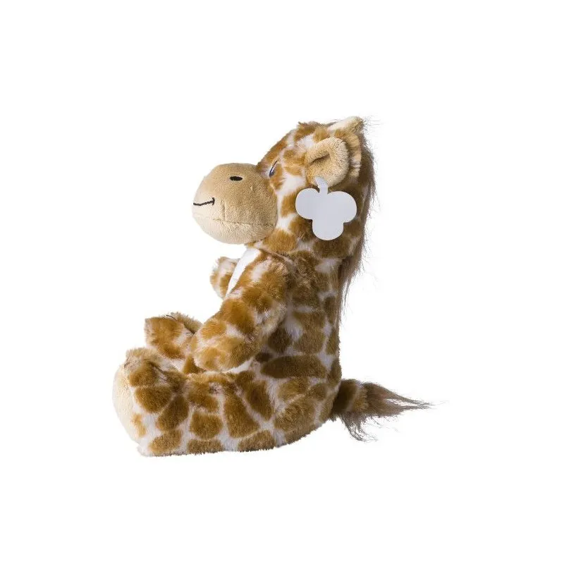 Peluche en polyester personnalisée 'Girafe' - Cadeau d'Entreprise Rick Matières : polyester Couleurs : gris goodies publicitaire