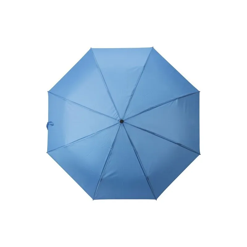 Parapluie pliable personnalisé en polyester - Brooklyn Matières : bois Couleurs : bois livraison express 24h 48h