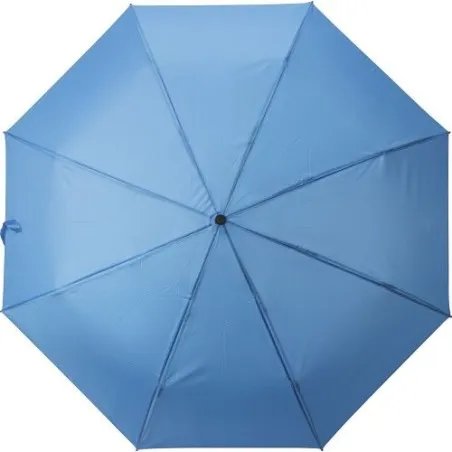 Parapluie pliable personnalisé en polyester - Brooklyn Matières : Synthétique Couleurs : bleu cobalt cadeau collaborateur premiu