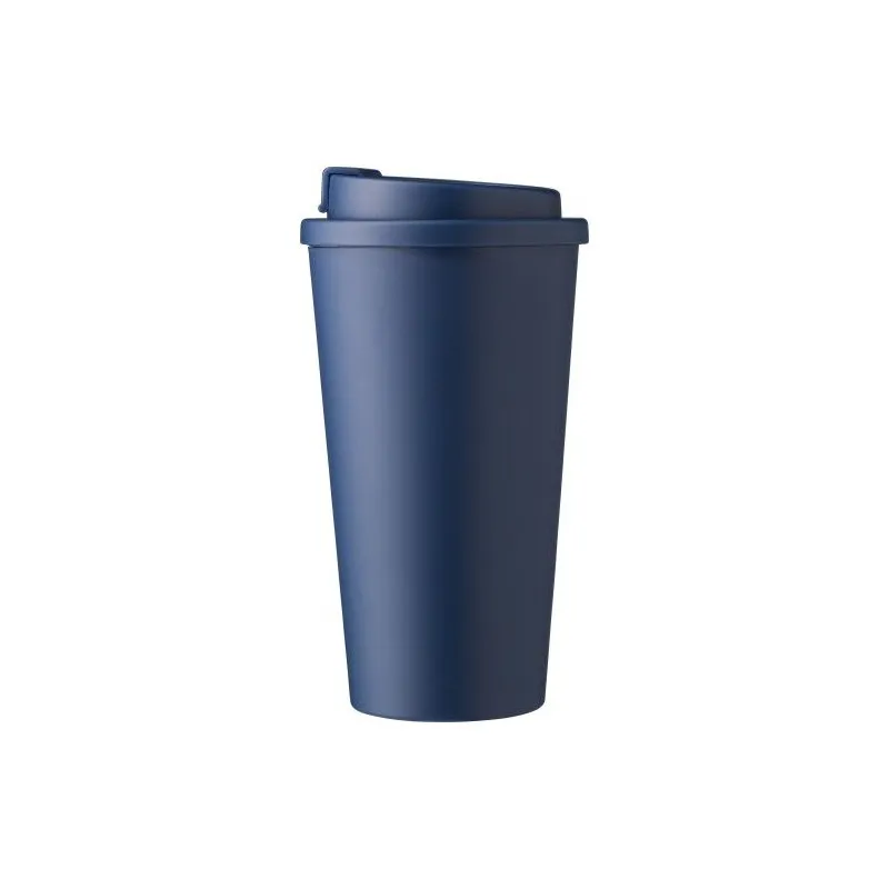 Mug écologique double paroi en plastique PP de 450 ml - Mackenzie Matières : Synthétique Couleurs : blanc objet promo petit budg