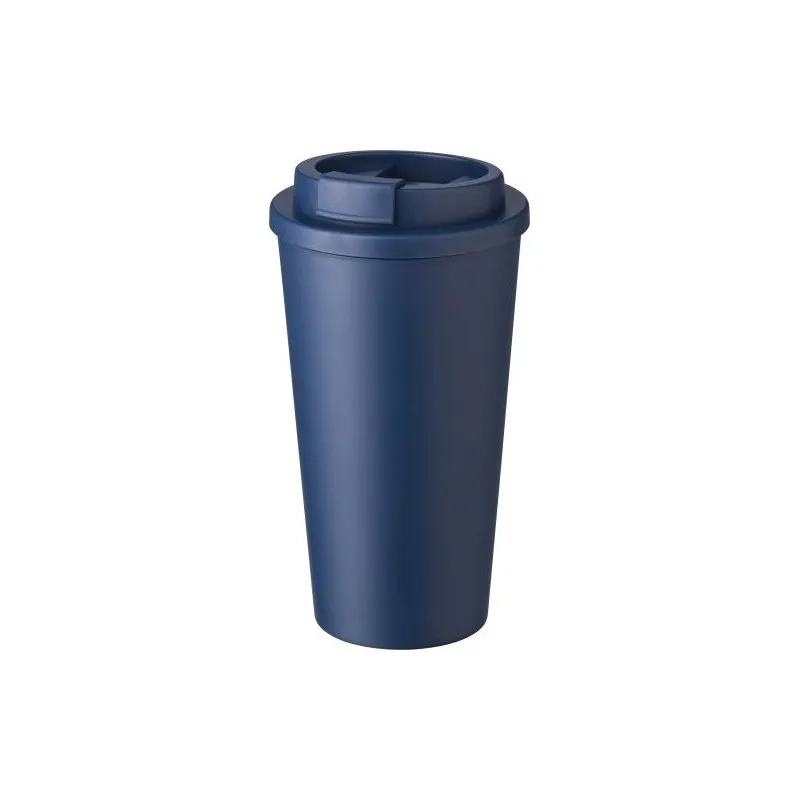 Mug écologique double paroi en plastique PP de 450 ml - Mackenzie Matières : Synthétique Couleurs : rouge livraison express 24h 