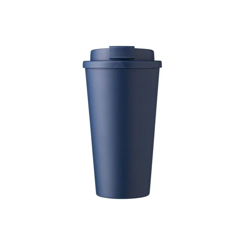 Mug écologique double paroi en plastique PP de 450 ml - Mackenzie Matières : Synthétique Couleurs : orange objet publicitaire ro