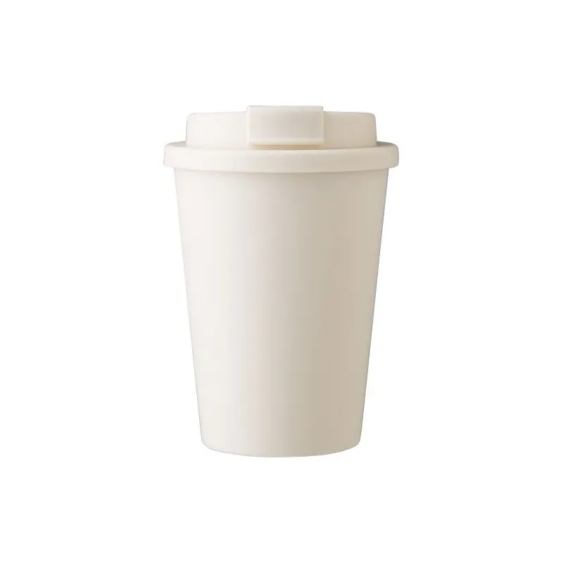 Mug incassable double paroi de 350 ml en plastique PP - Gabriela Matières : Synthétique Couleurs : bleu foncé goodies publicitai