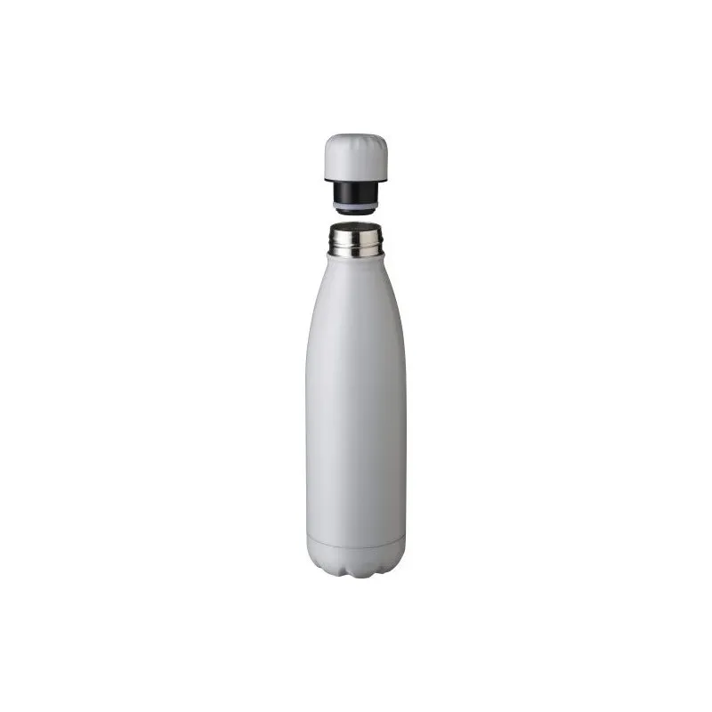 Gourde isotherme écologique double paroi 500 ml en acier inoxydable - Amara Matières : Synthétique Couleurs : blanc goodies publ