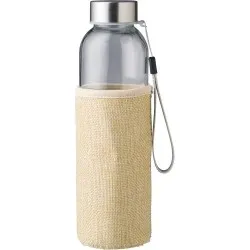 Gourde en verre 500 ml avec housse en jute Kaydence 2