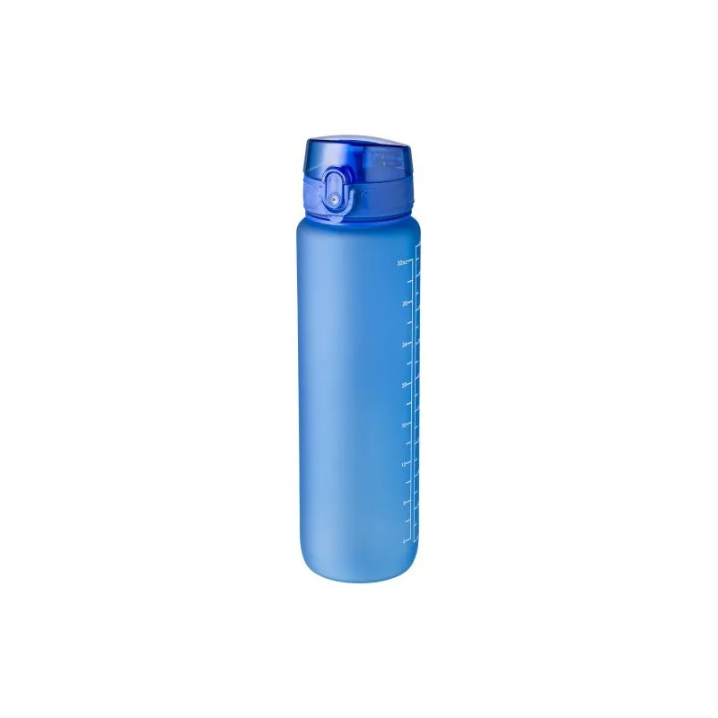Gourde écologique touché gomme de 1 000 ml Brinley Matières : polyester Couleurs : bleu foncé goodies personnalisé en stock