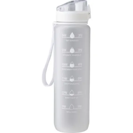 Gourde écologique touché gomme de 1 000 ml Brinley Matières : polyester Couleurs : mauve personnalisable avec votre logo