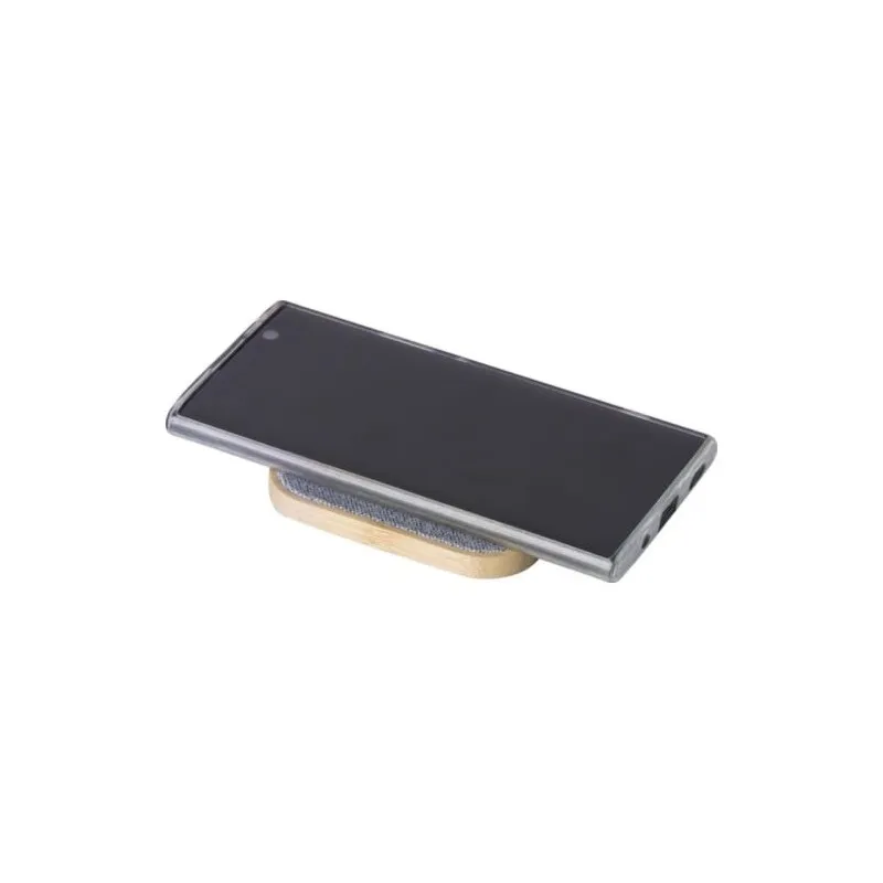 Chargeur écologique à induction en bambou - Moses Matières : Synthétique Couleurs : jaune impression haute définition