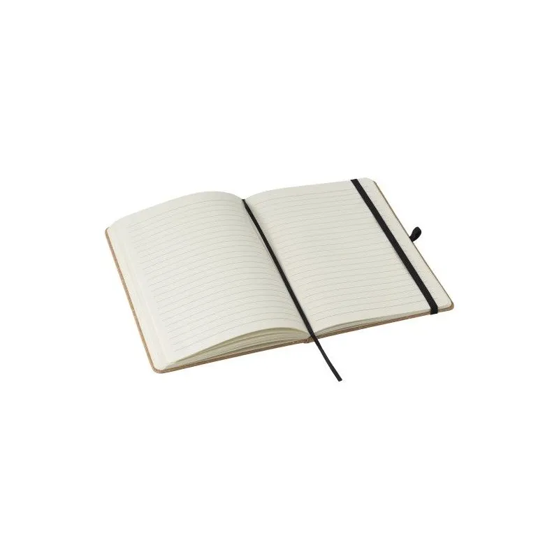 Carnet A5 élégant en cuir recyclé - Gianna Matières : Synthétique Couleurs : bleu clair cadeau client original