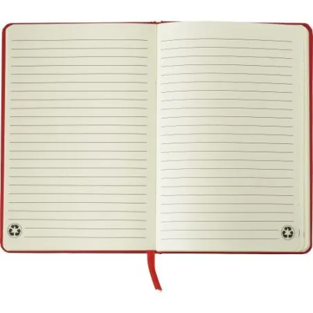 Carnet A5 Écologique en Carton Recyclé Personnalisé - Evangeline Matières : Synthétique Couleurs : blanc personnalisation sur me