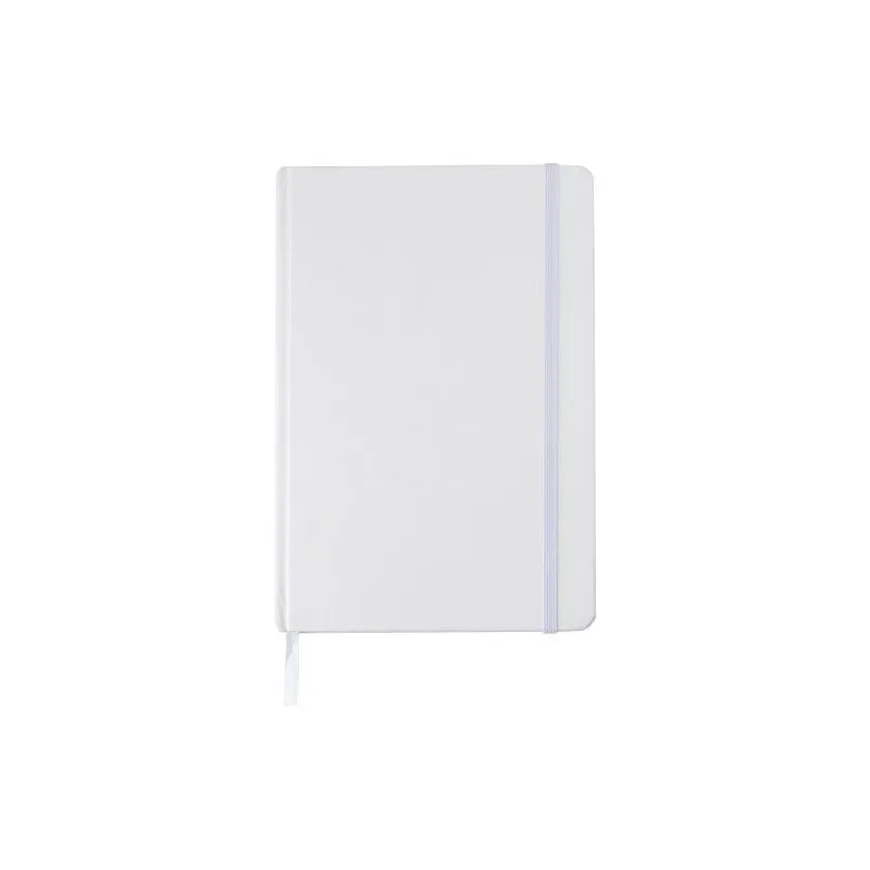 Carnet A5 Écologique en Carton Recyclé Personnalisé - Evangeline Matières : Synthétique Couleurs : blanc personnalisable avec vo