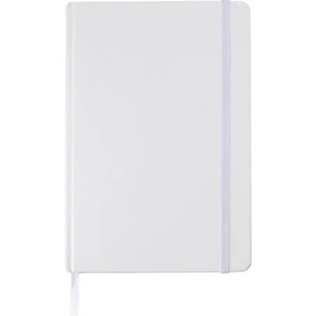 Carnet A5 Écologique en Carton Recyclé Personnalisé - Evangeline Matières : Synthétique Couleurs : blanc personnalisable avec vo