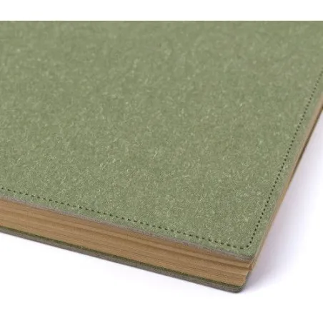 Carnet à spirale personnalisé en matériau recyclé - Caleb Matières : Synthétique Couleurs : orange goodies personnalisé en stock