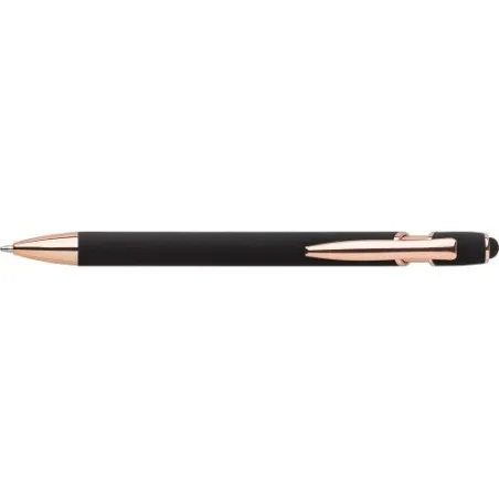 Stylo bille personnalisable en aluminium - Anthony Matières : Synthétique Couleurs : translucide goodies publicitaire événementi