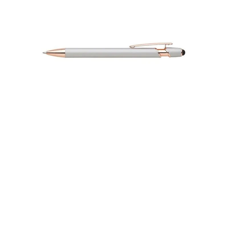 Stylo bille personnalisable en aluminium - Anthony Matières : céramique Couleurs : blanc Contenance : 350 ml goodies entreprise 