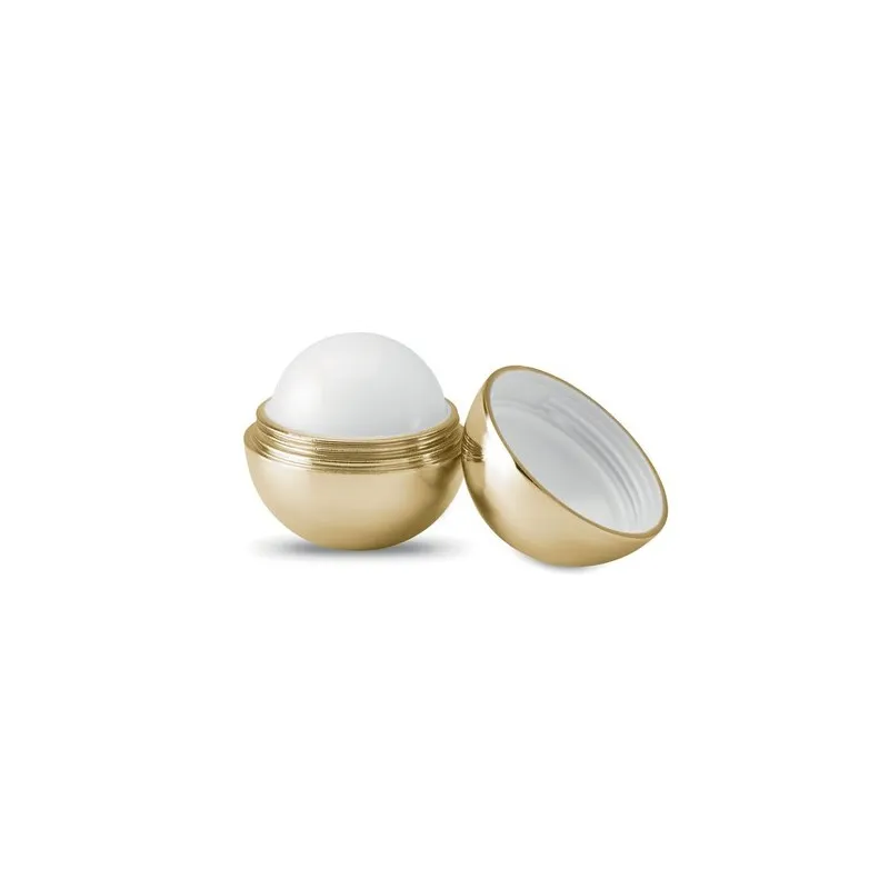 Boule baume à lèvres personnalisé Beauté et Protection UV SOFT Matières : PET recyclé Couleurs : blanc goodies publicitaire évén