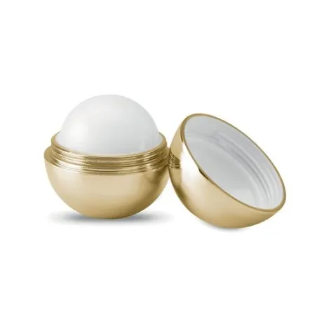 Boule baume à lèvres personnalisé Beauté et Protection UV SOFT Matières : PET recyclé Couleurs : blanc goodies publicitaire évén