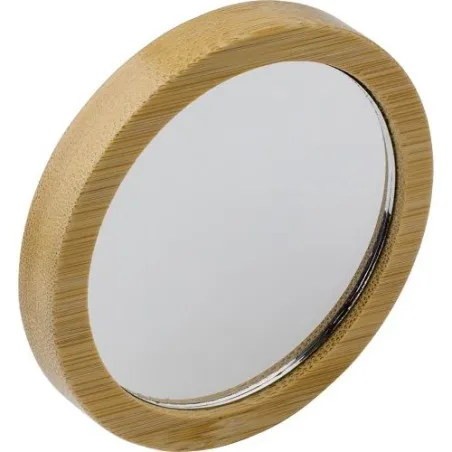 Miroir de poche en bambou Jeremiah