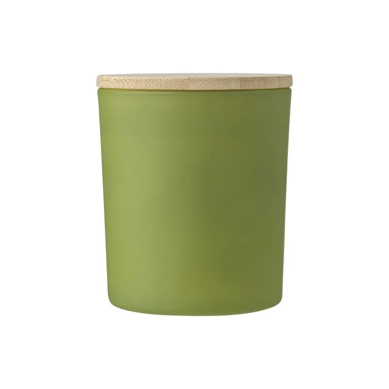 Bougie écologique dans un contenant en verre - Josiah Matières : aluminium Couleurs : argenté