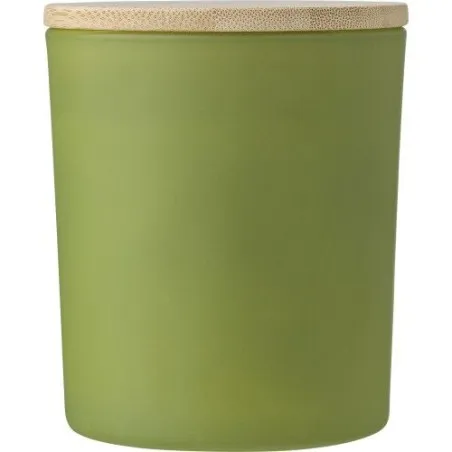 Bougie écologique dans un contenant en verre - Josiah Matières : aluminium Couleurs : argenté