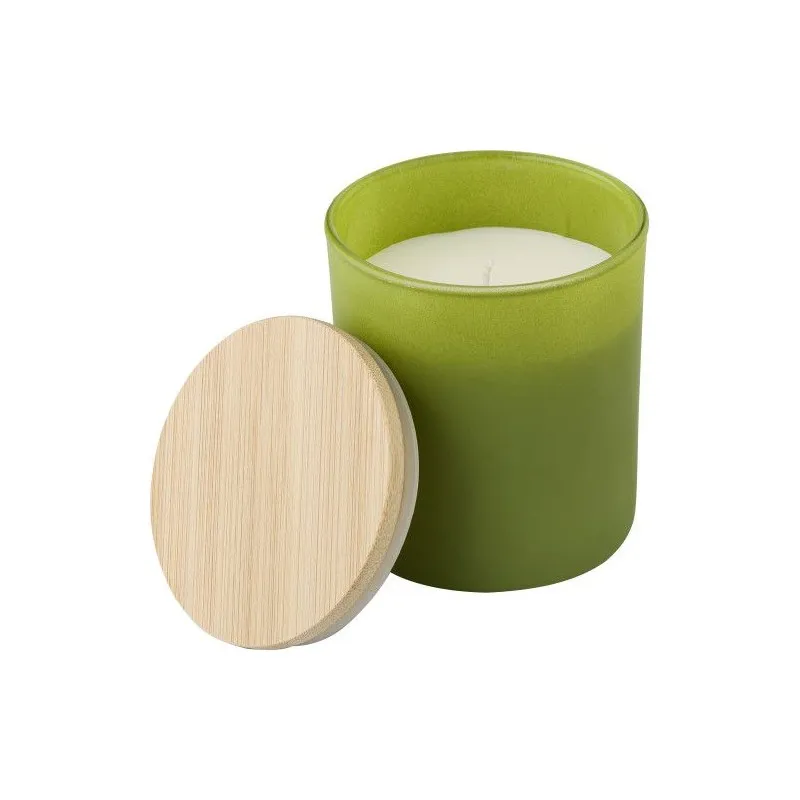 Bougie personnalisable en verre - Lucas marquage couleur éclatante