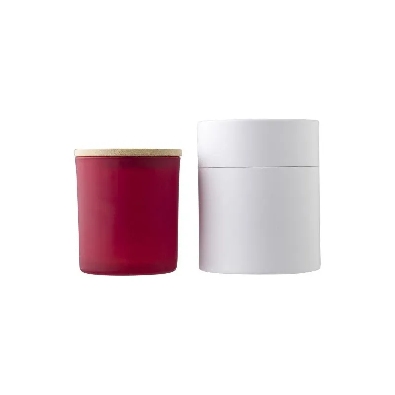 Bougie personnalisable en verre - Lucas goodies publicitaire événementiel