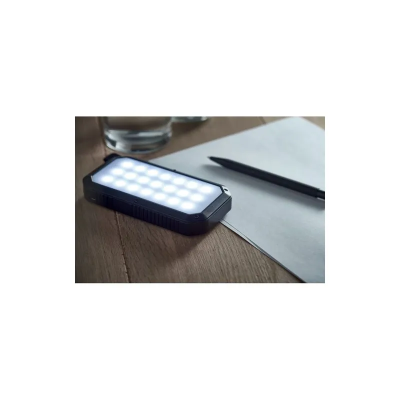 Chargeur solaire écologique 8000mAh - POWEREIGHT Matières : coton Taille textile : XXL Couleurs : écru impression haute définiti