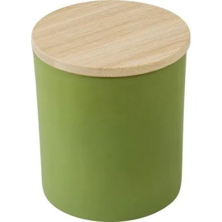 Bougie personnalisable en verre - Lucas Matières : aluminium Couleurs : blanc accessoire événementiel unique