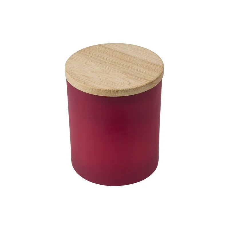 Bougie écologique en verre personnalisée - Matthew Matières : aluminium Couleurs : anthracite objet promo petit budget