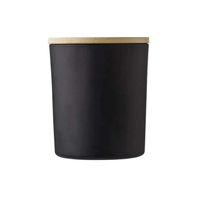 Bougie écologique en verre personnalisée - Matthew Matières : aluminium Couleurs : orange goodies publicitaire événementiel