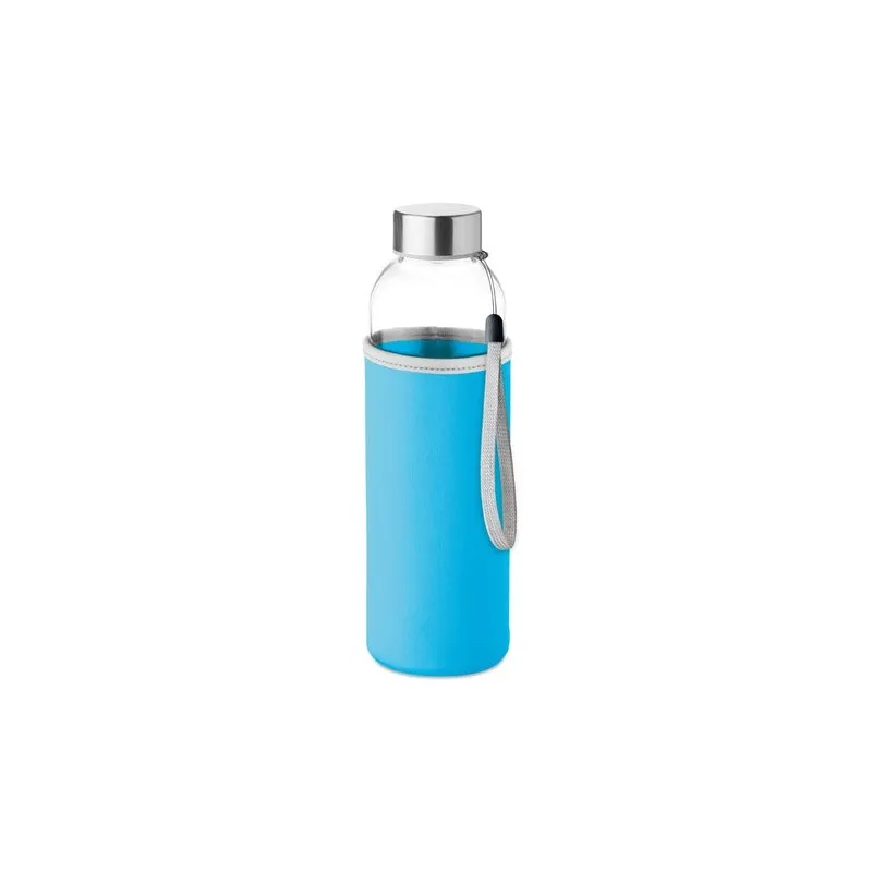Bouteille en verre écologique 500 ml personnalisée UTAH GLASS Matières : borosilicate Couleurs : vert livraison express 24h 48h