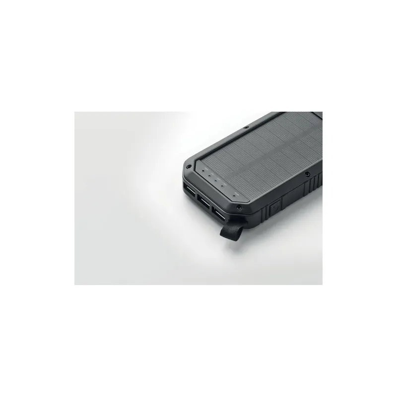 Chargeur solaire écologique 8000mAh - POWEREIGHT Matières : coton Taille textile : XXL Couleurs : écru marquage laser ultra préc