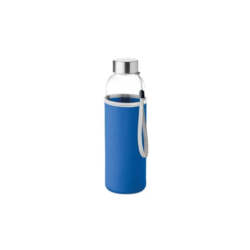 Bouteille en verre écologique 500 ml personnalisée UTAH GLASS Matières : aluminium recyclé&nbsp; Couleurs : rouge marquage laser ultr