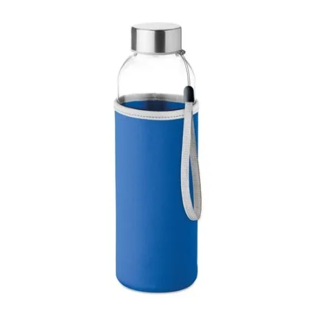 Bouteille en verre écologique 500 ml personnalisée UTAH GLASS Matières : aluminium recyclé&nbsp; Couleurs : rouge marquage laser ultr