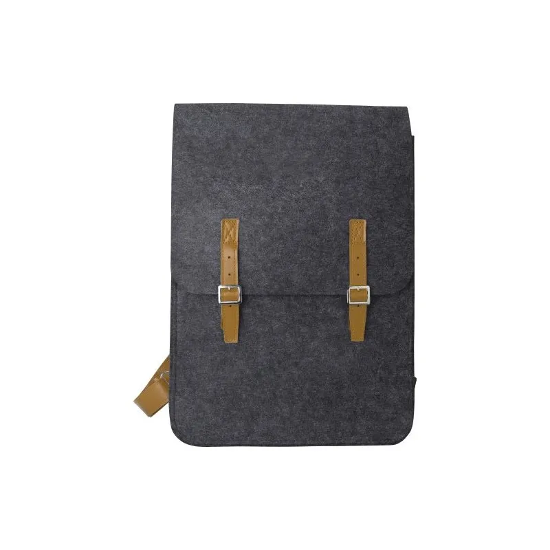 Sac à dos personnalisé en feutre rPET - Avery Matières : aluminium Couleurs : bleu clair personnalisable avec votre logo