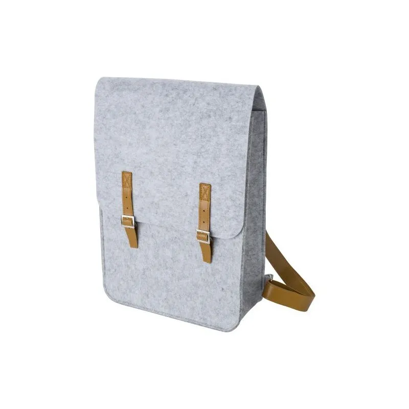 Sac à dos personnalisé en feutre rPET - Avery Matières : aluminium Couleurs : bleu clair objet promotionnel éco-responsable